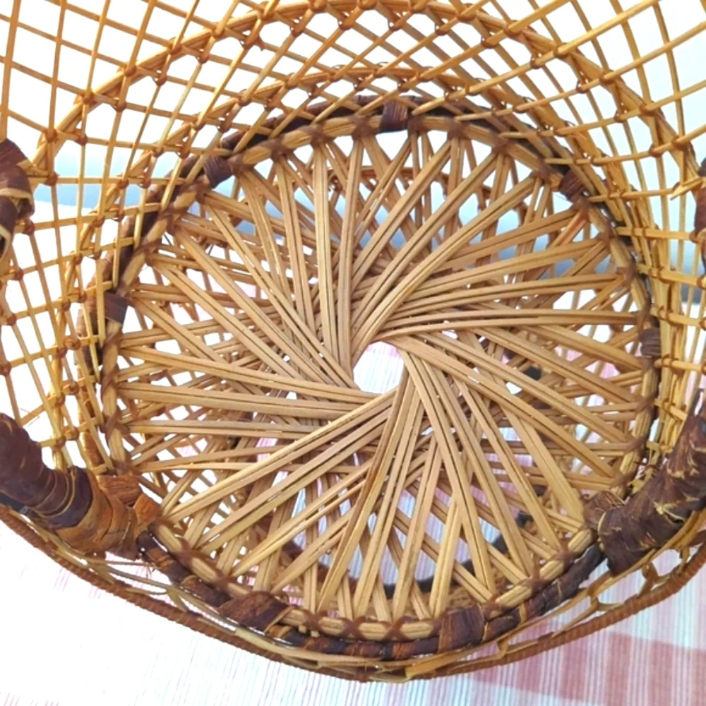 Vintage Wicker Plant Chair Stand - Picture 7 of 7